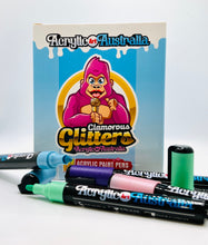 Load image into Gallery viewer, Glamorous Glitters - 14 Acrylic Paint Markers