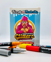 Load image into Gallery viewer, Glamorous Glitters - 14 Acrylic Paint Markers