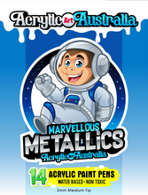 Load image into Gallery viewer, Marvellous Metallics - 14 Acrylic Paint Markers