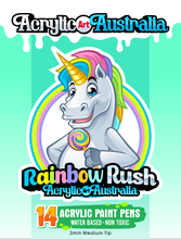 Load image into Gallery viewer, Rainbow Rush - 14 Acrylic Paint Markers