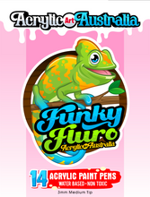 Load image into Gallery viewer, Funky Fluro - 14 Acrylic Paint Markers
