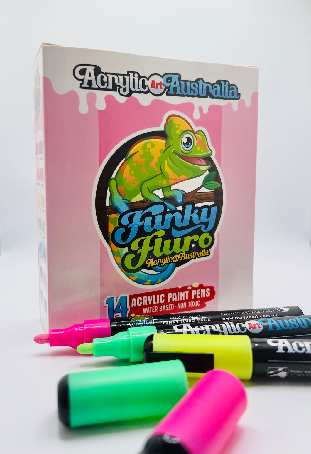 Funky Fluro - 14 Acrylic Paint Markers
