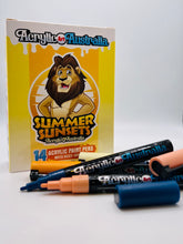 Load image into Gallery viewer, Summer Sunsets - 14 Acrylic Paint Markers
