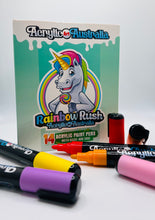 Load image into Gallery viewer, Rainbow Rush - 14 Acrylic Paint Markers
