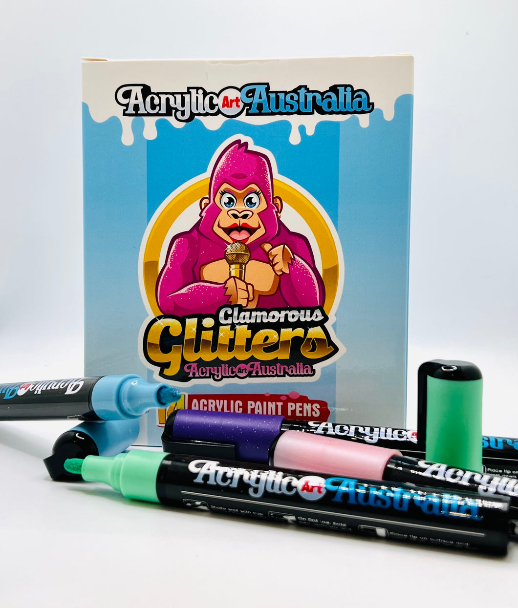 Glamorous Glitters - 14 Acrylic Paint Markers